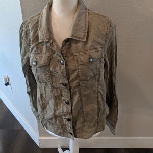 Women's Tan Jacket Raison Detere L